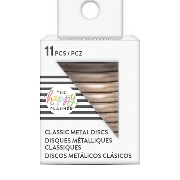 Happy Planner Metal Classic Disc Rose Gold NIB - Picture 3 of 8